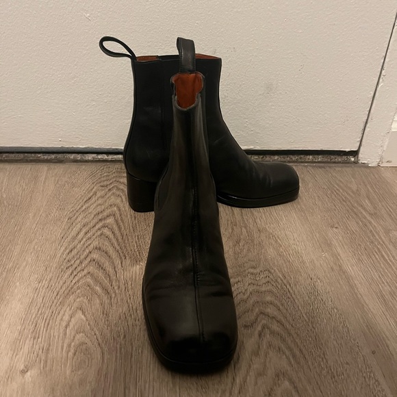 Manu Atelier Square-toe Leather Boots - Picture 2 of 4